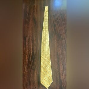 Jos. A. Bank Yellow and Blue Silk Tie